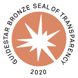 A seal of transparency for the guidestar bronze award.