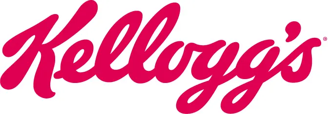 A red logo for kellogg 's