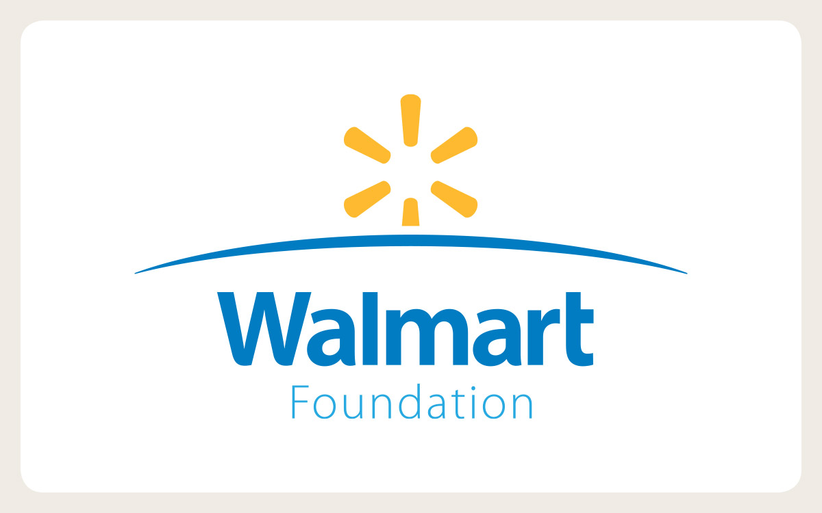 A logo of the walmart foundation.