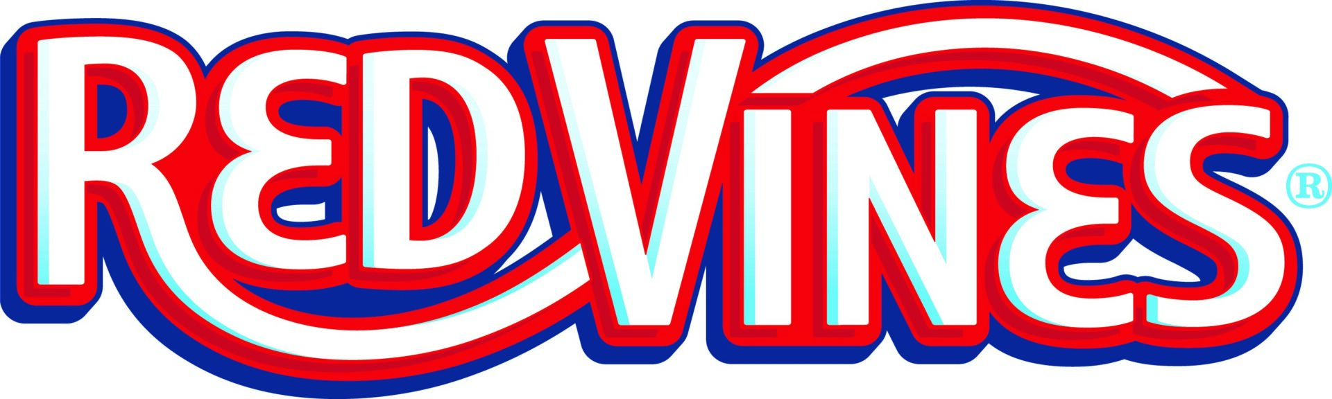 A red white and blue logo for the movie devil.